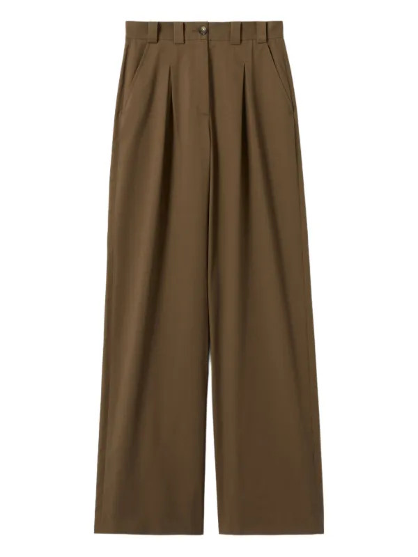 pleated side-pocket trousers | Farfetch Global