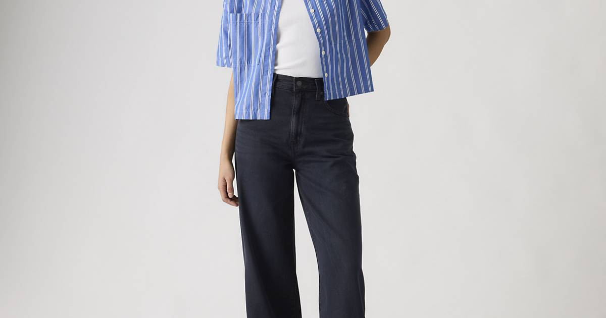 Cinch Wide-leg Lightweight Women's Jeans - Black | Levi's\u00ae US | Levi's US