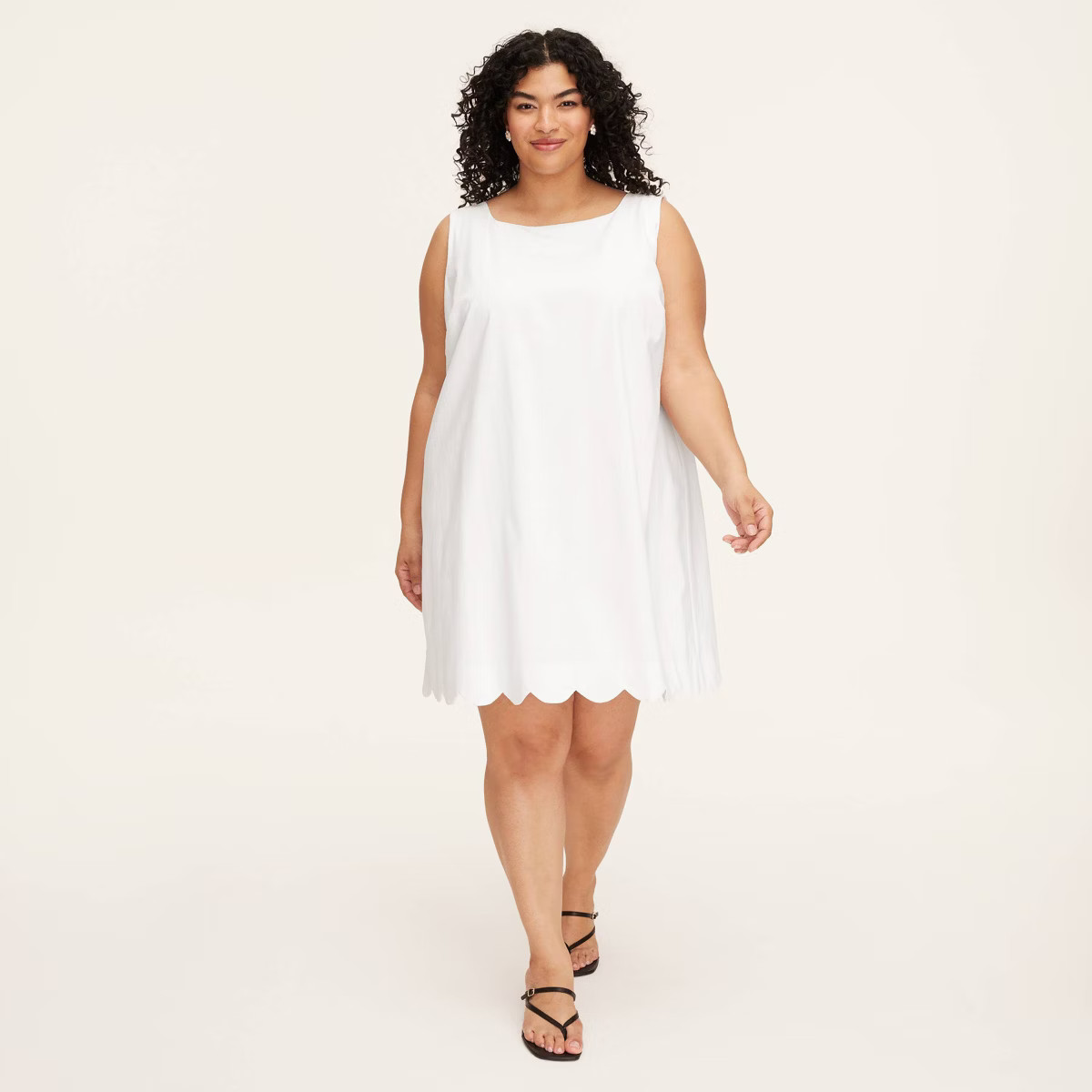 Women's Scalloped Mini Shift Dress - kate spade new york x Target White | Target