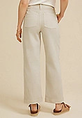 m jeans by maurices™ Mid Rise Tie Waist Wide Leg Ankle Jean | Maurices