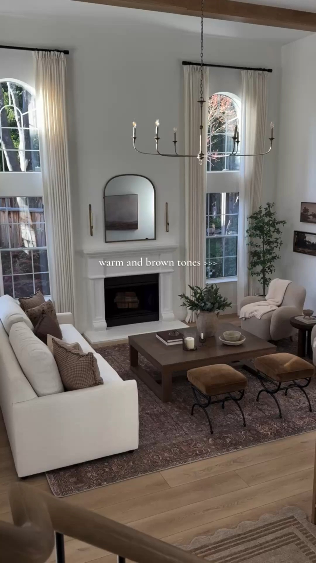 Adding brown tones has brought so much warmth into my home. A moody vintage-style rug, richer wood tones, and brass details have made such a difference.

Warm neutral home decor, living room decor, vintage inspired rug, earthy decor, organic modern, dining room decor, coffee table, sideboard, dining table, dining chairs, accent chairs, soda, chandelier, pendant light  

#LTKHome #LTKU