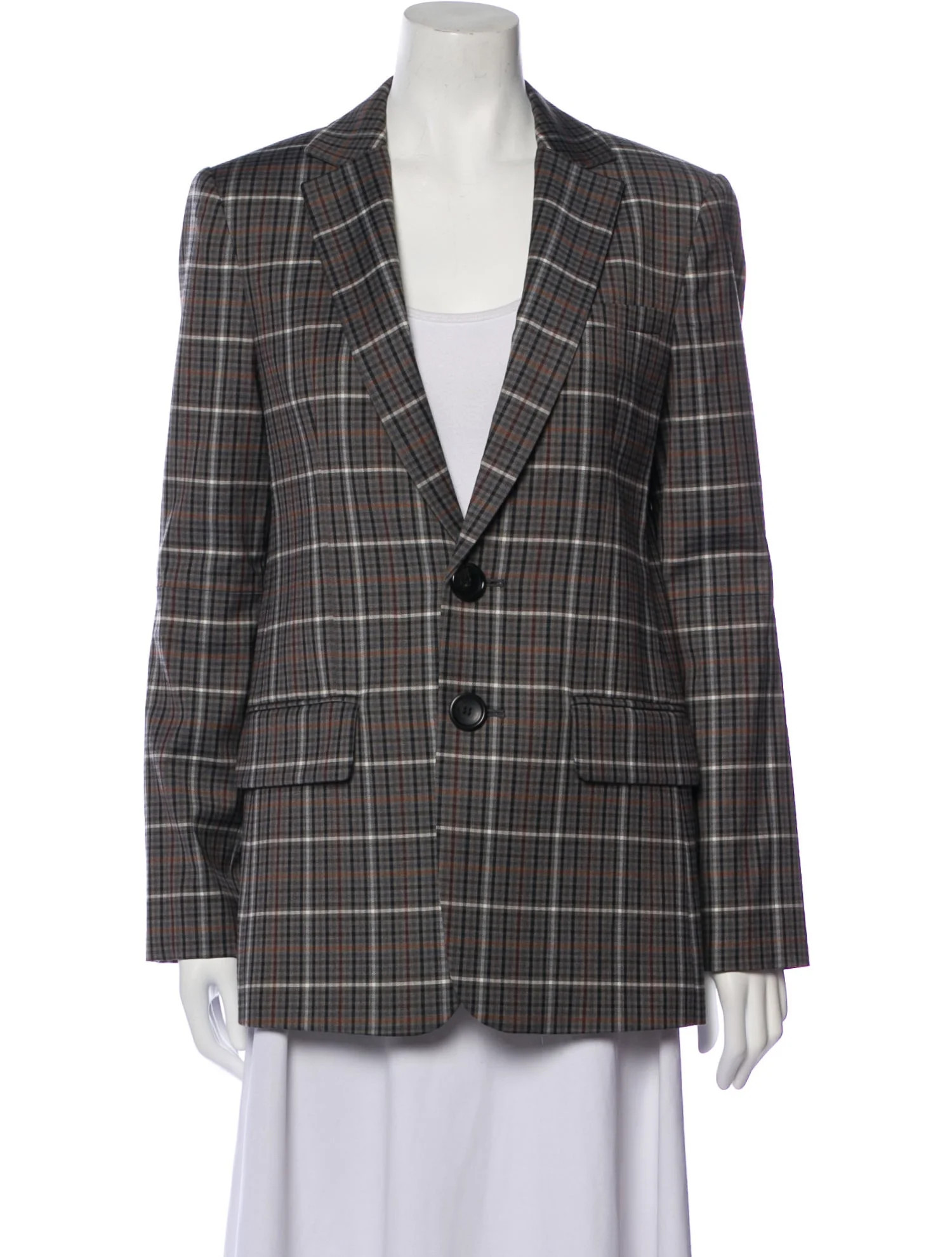 Plaid Print Blazer | The RealReal