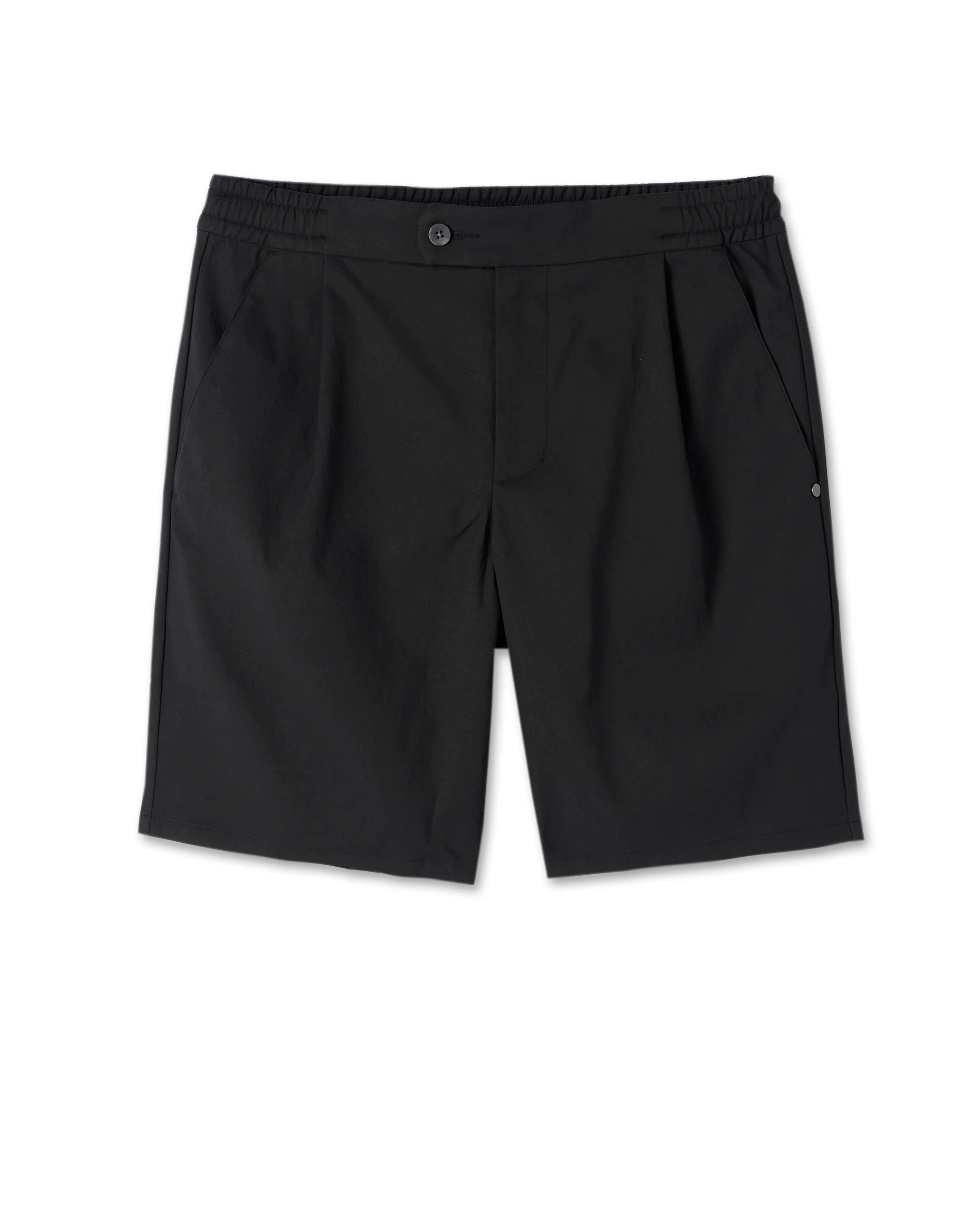 Cascade Elastic Waist Short | Men's Black Pleated Shorts | Vuori | Vuori Clothing (US & Canada)