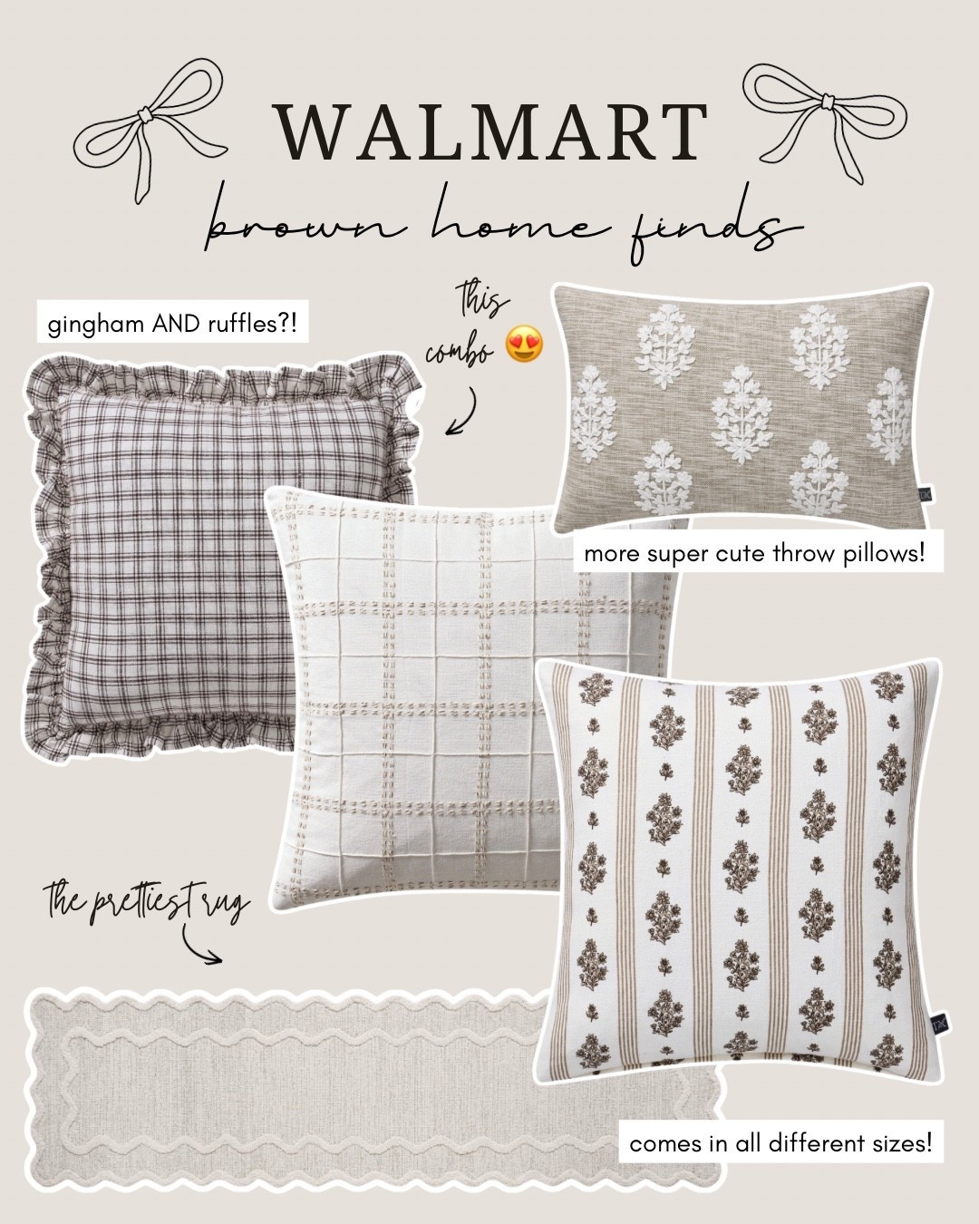 Walmart brown home finds 

#LTKHome
