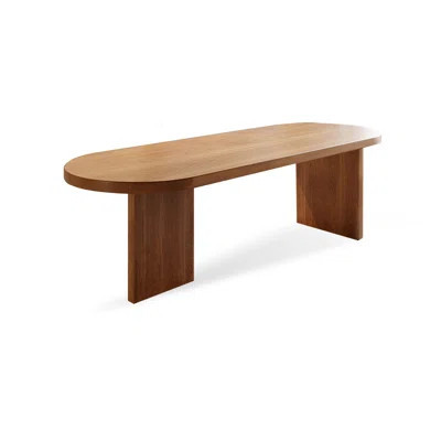 Brown Oval Solid Wood Butterfly Leaf  Dining Table | Wayfair North America