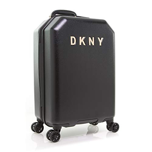 DKNY Chaos Hardside Spinner Luggage with TSA Lock, Black, 22 Inch | Amazon (US)