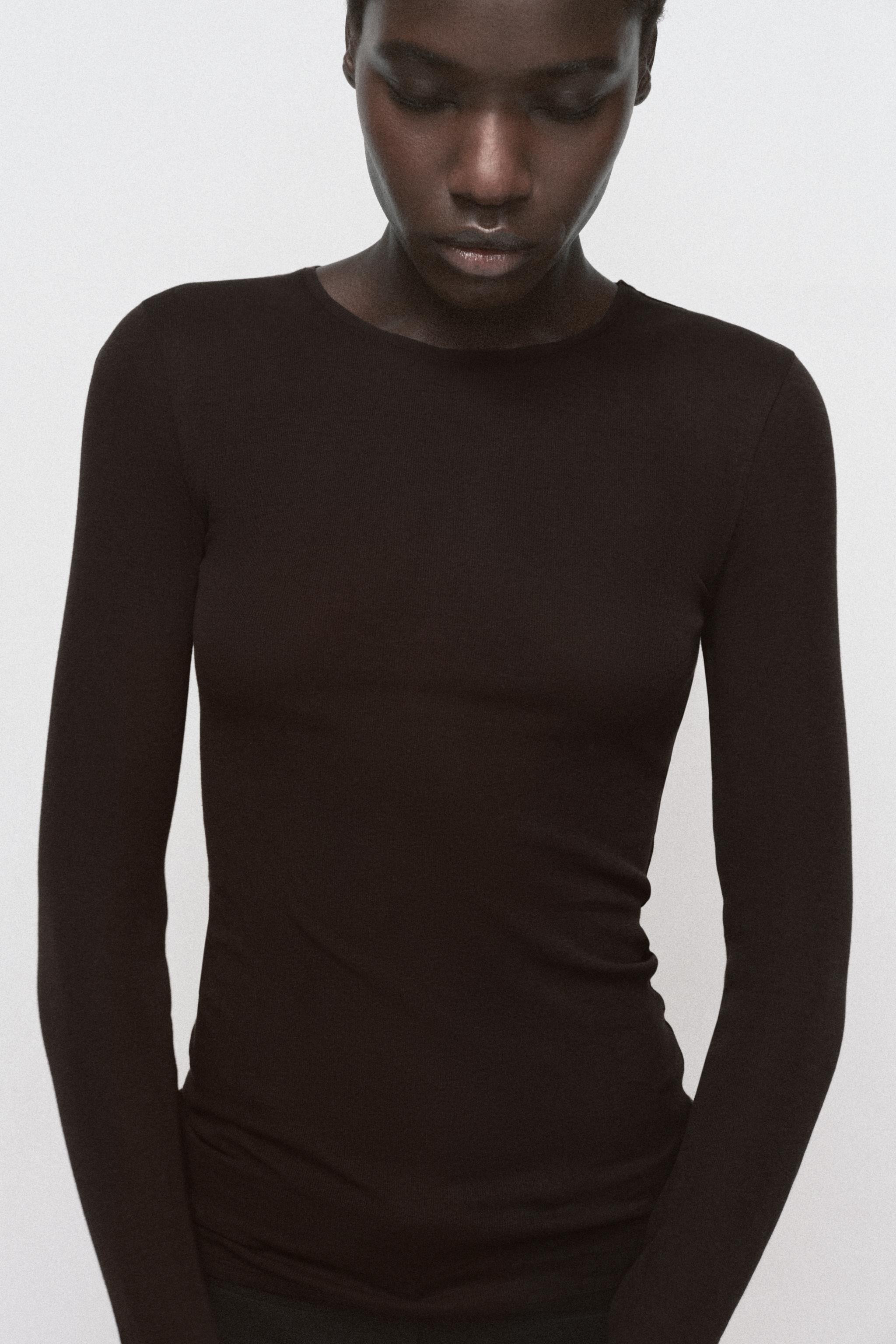 SUPIMA® LONG SLEEVE T-SHIRT | Zara US
