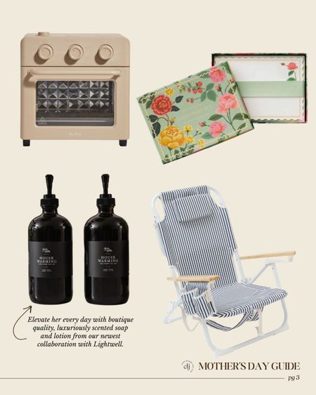 CLJ Mother’s Day Gift Guide 2024 🫶🏻 see the full list at ChrisLovesJulia.com 

Wonder oven, rifle paper stationery, striped beach chair

#LTKfindsunder100 #LTKSeasonal #LTKGiftGuide