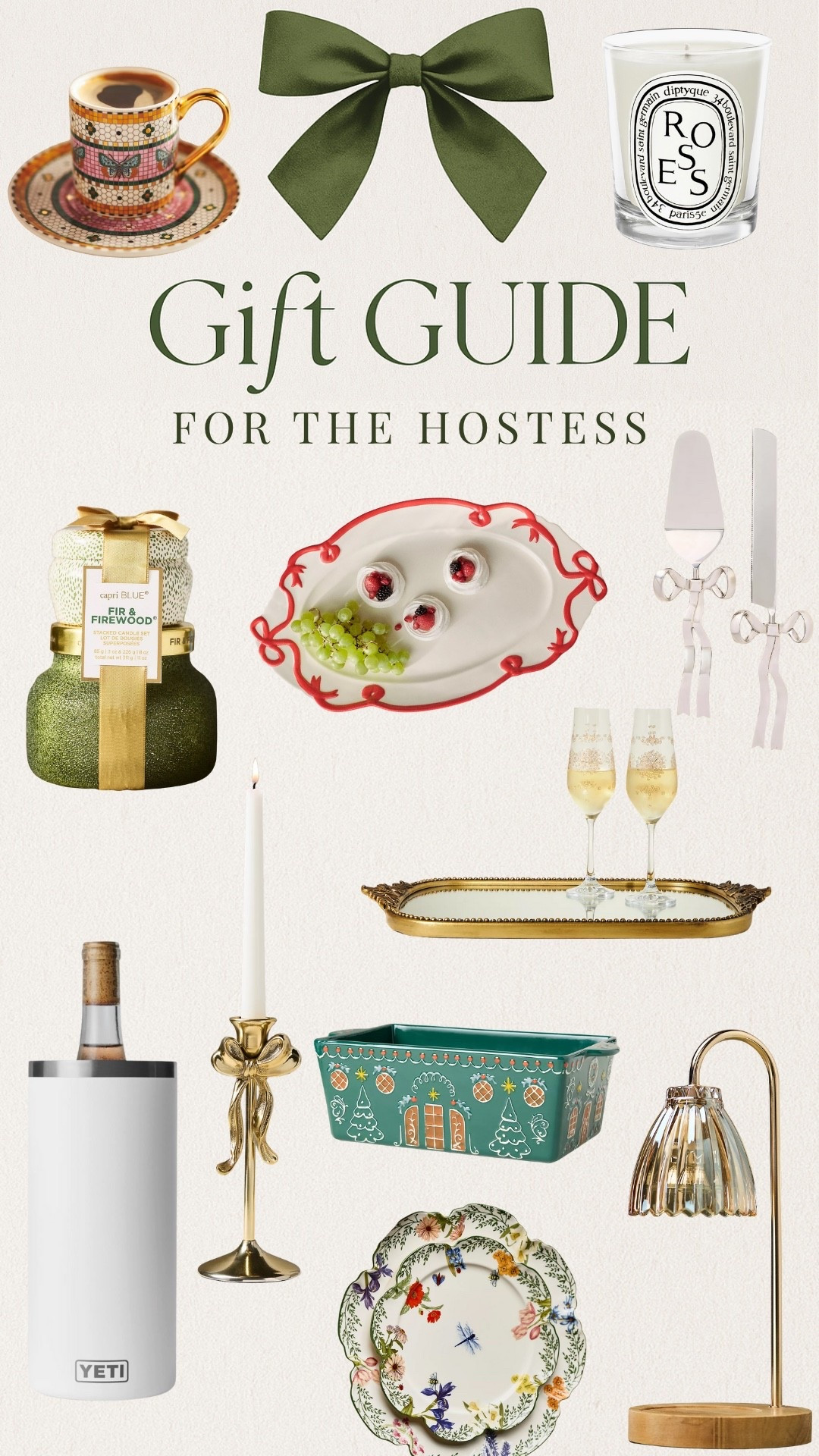 A gift guide for the hostess in your life! All from Anthropologie! ✨😍🎁

Mug and saucer, candles, gold bow candle holder, candle warmer, loaf pan, gold tray, wine chiller, serving platter, dessert plate

#LTKGiftGuide #LTKfoodie #LTKHoliday