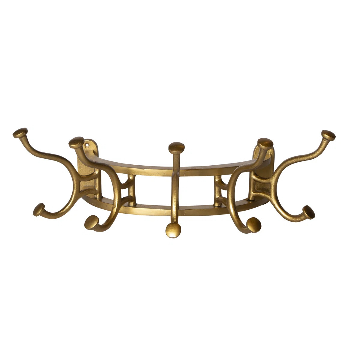 Deann Metal Wall 5 - Hook Wall Mounted Coat Rack | Wayfair North America