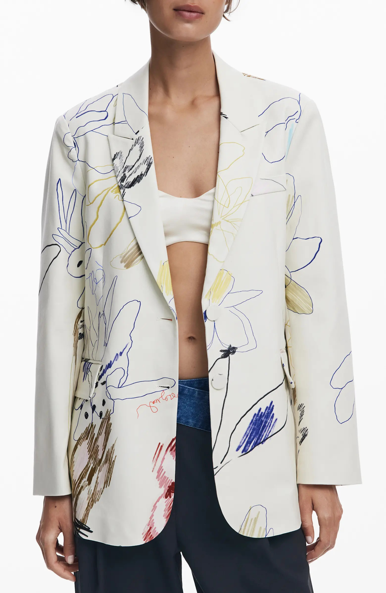 Abstract Print Blazer | Nordstrom