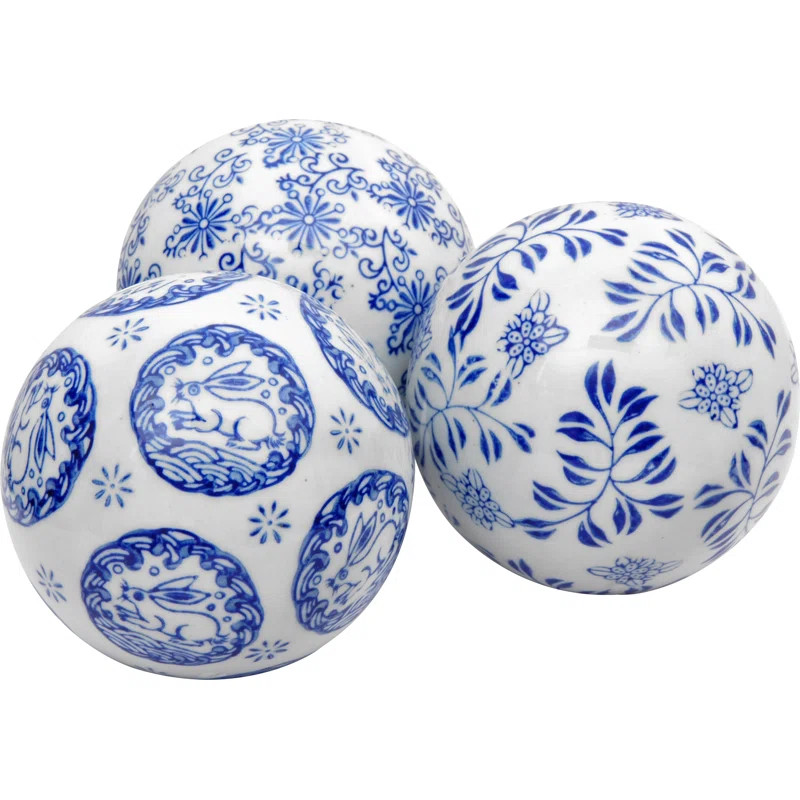 3 Piece Andersen Decorative Ball Sculpture Set | Wayfair North America