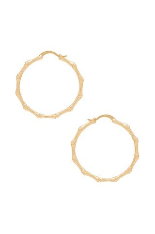 Bamboo Hoop Earrings | Revolve Clothing (Global)