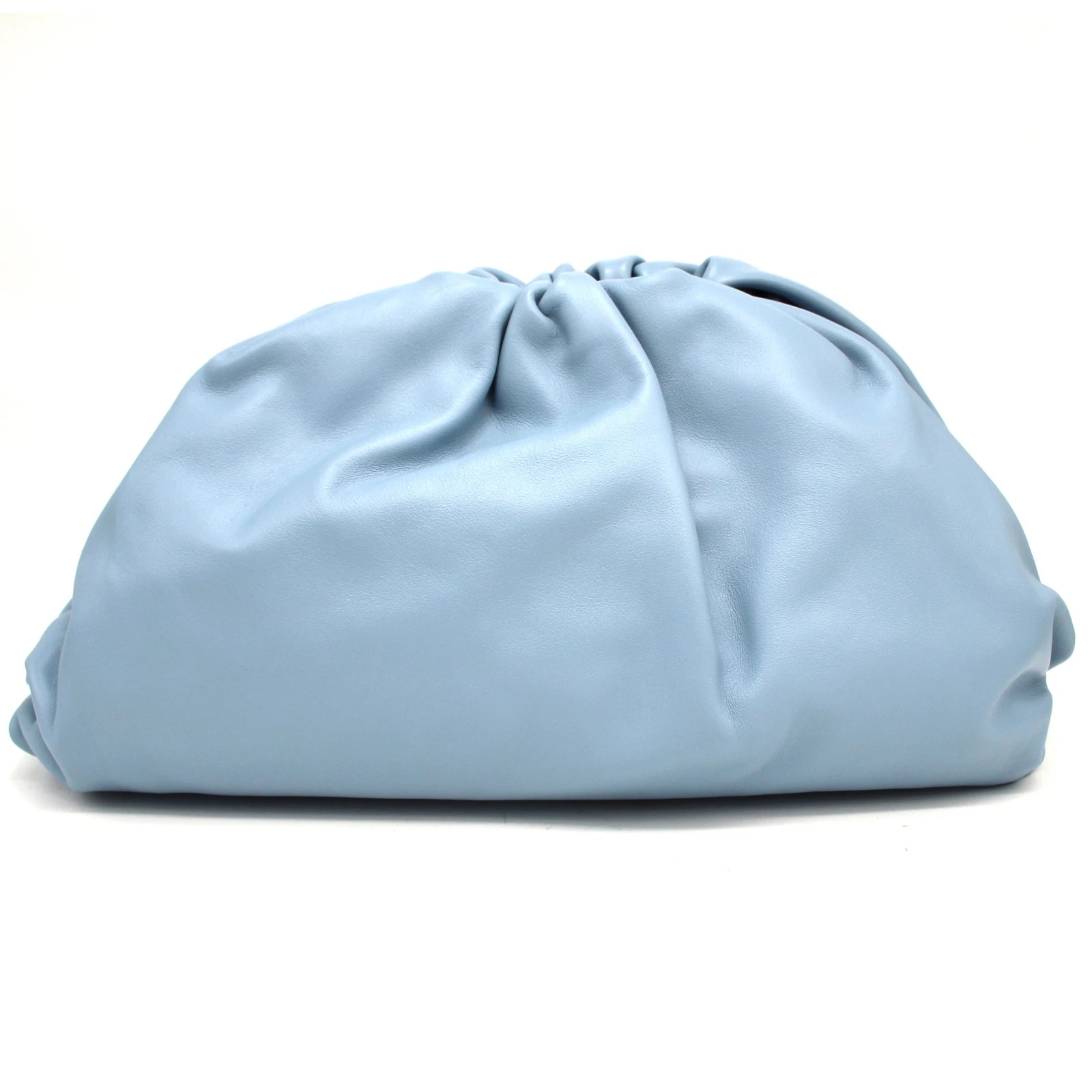 Bottega Veneta The Maxi Pouch Leather Ice Blue Handbag Large Clutch NEW  | eBay | eBay US