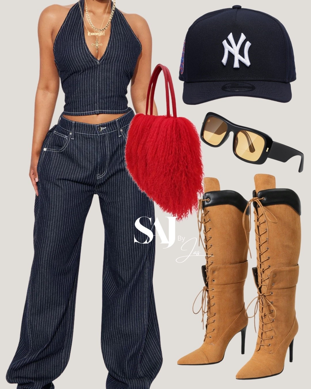 Streetwear Inspo styled by Me 💋
Outfit (Fashion Nova) XL for sale 
All accessories Tagged 