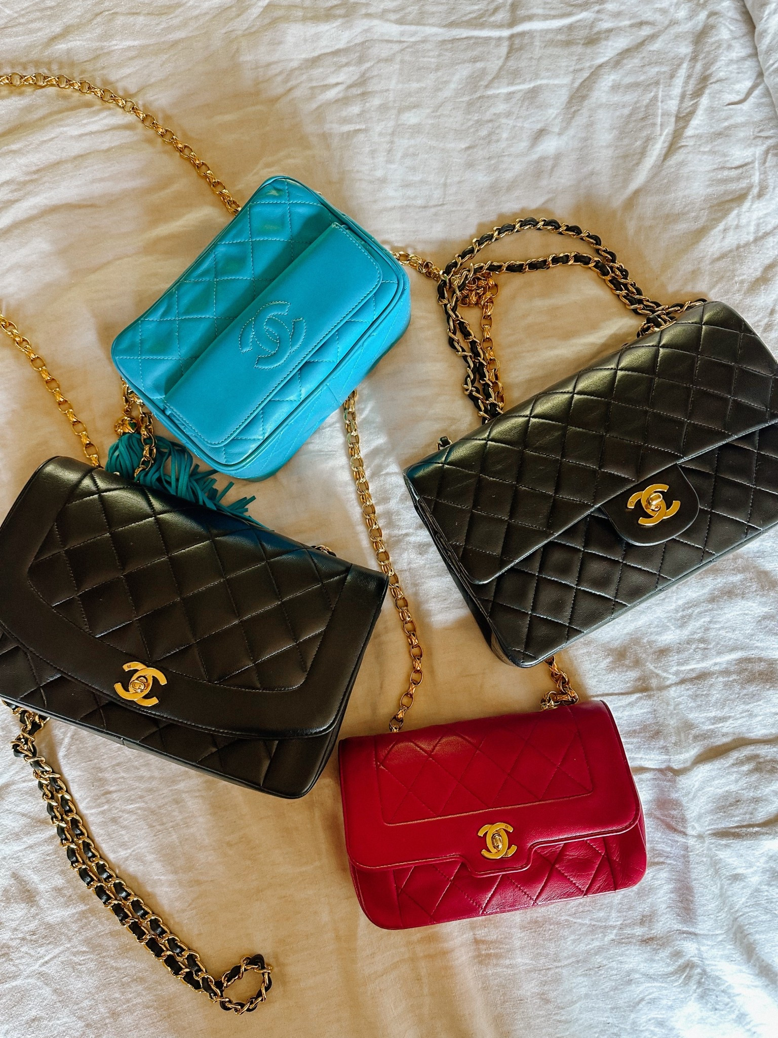 Vintage Chanel dream bags 