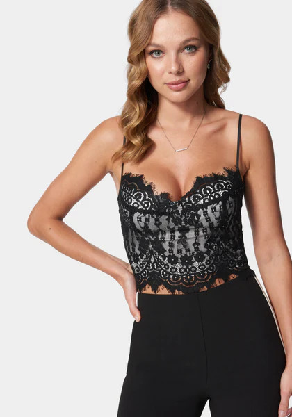 Lace Bustier Top | Bebe