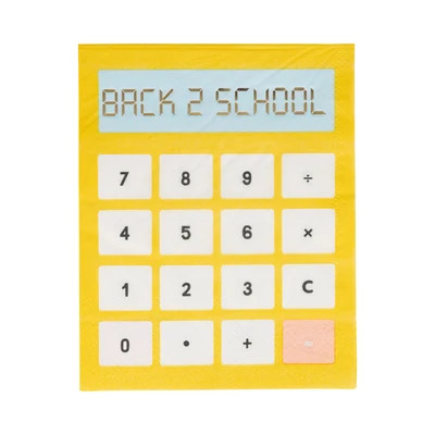 Occasions Calculator Paper Napkin | My Mind's Eye