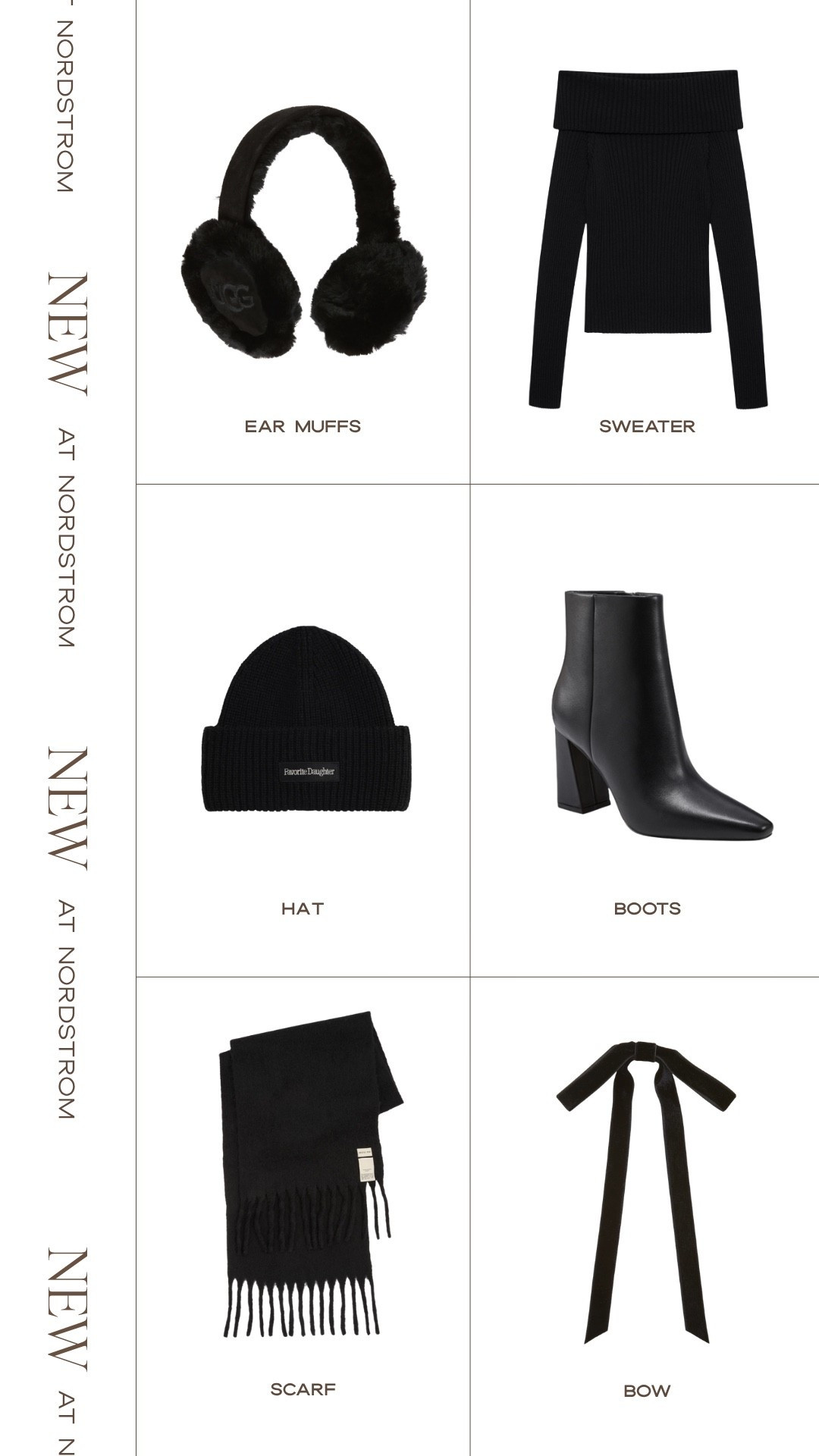 new at nordstrom

ear muffs
sweater
hat
boots
scarf
bow

#LTKCyberWeek #LTKGiftGuide #LTKHoliday