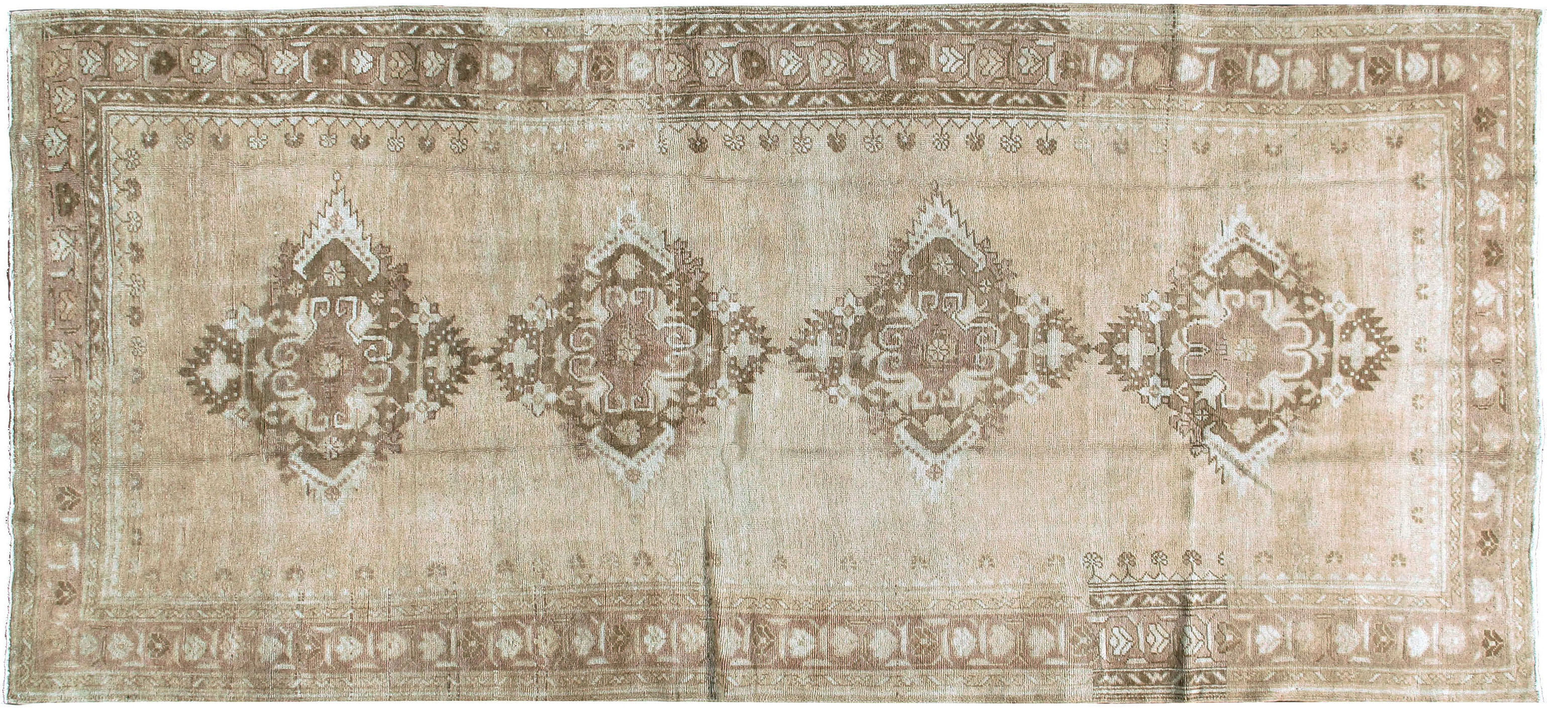 Turkish Oushak Rug Runner 4'10 X 11'8 | One Kings Lane