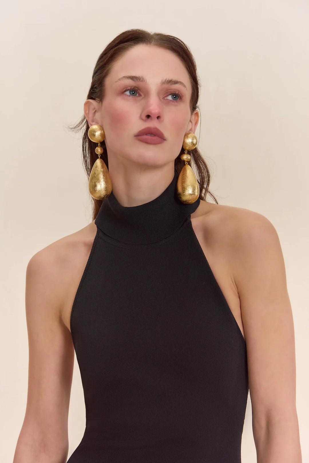 EVIANA EARRING - GOLD FOILED WOOD | Cult Gaia - US