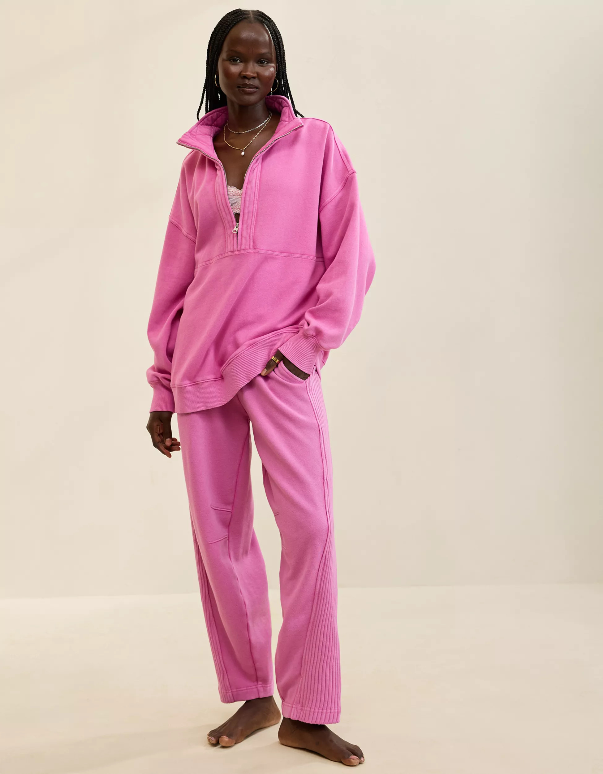 Aerie Quarter Zip Sweatshirt | Aerie