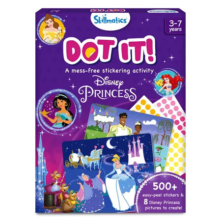 Skillmatics Colored Dot Sticker Art Activity, Disney Princess, Mess-Free Fun, Gifts for Kids Ages 3-7 | Walmart (US)