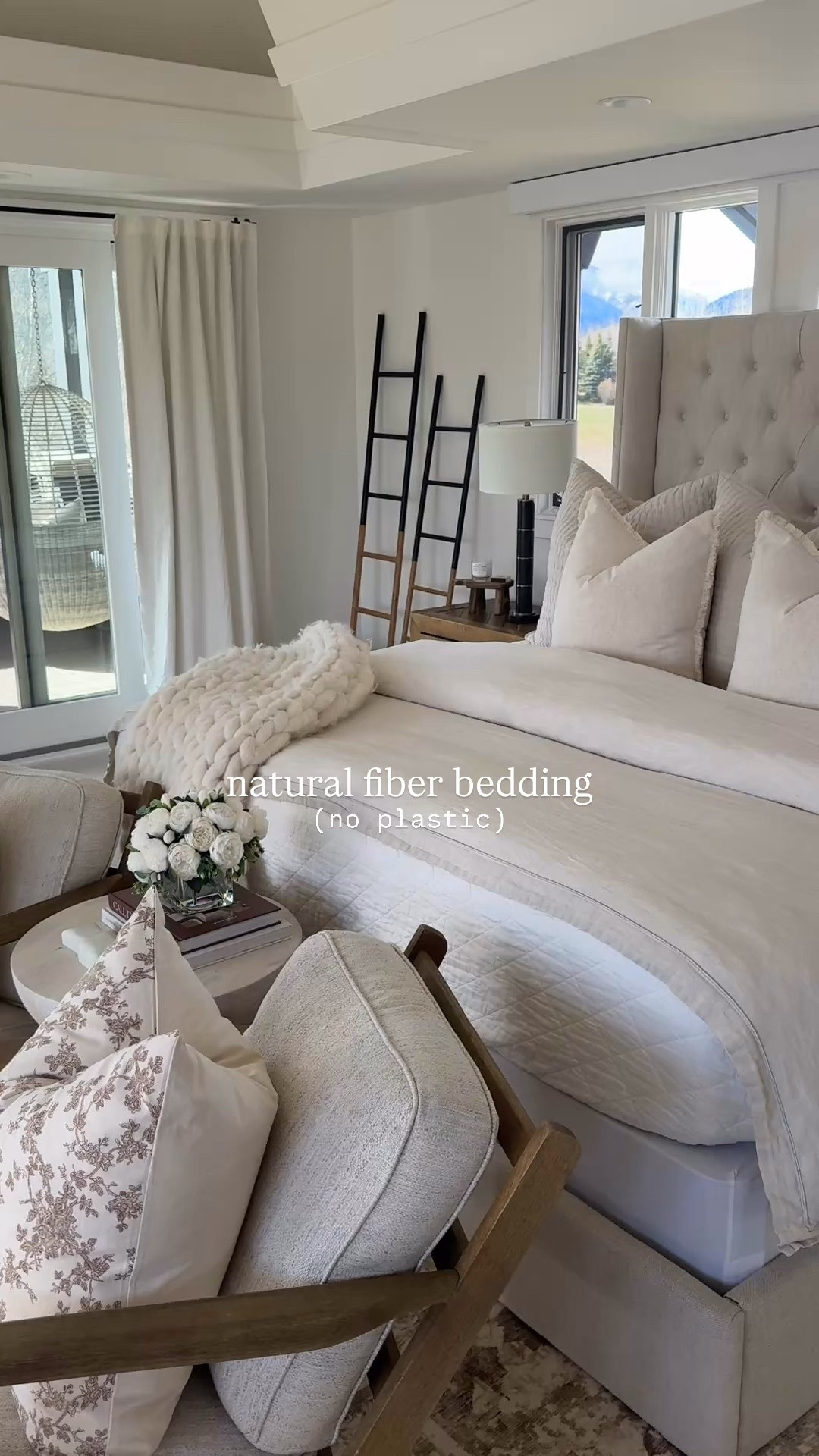 Non-toxic natural fiber bedding 🤍 no plastic!

#LTKHome #LTKselfcare