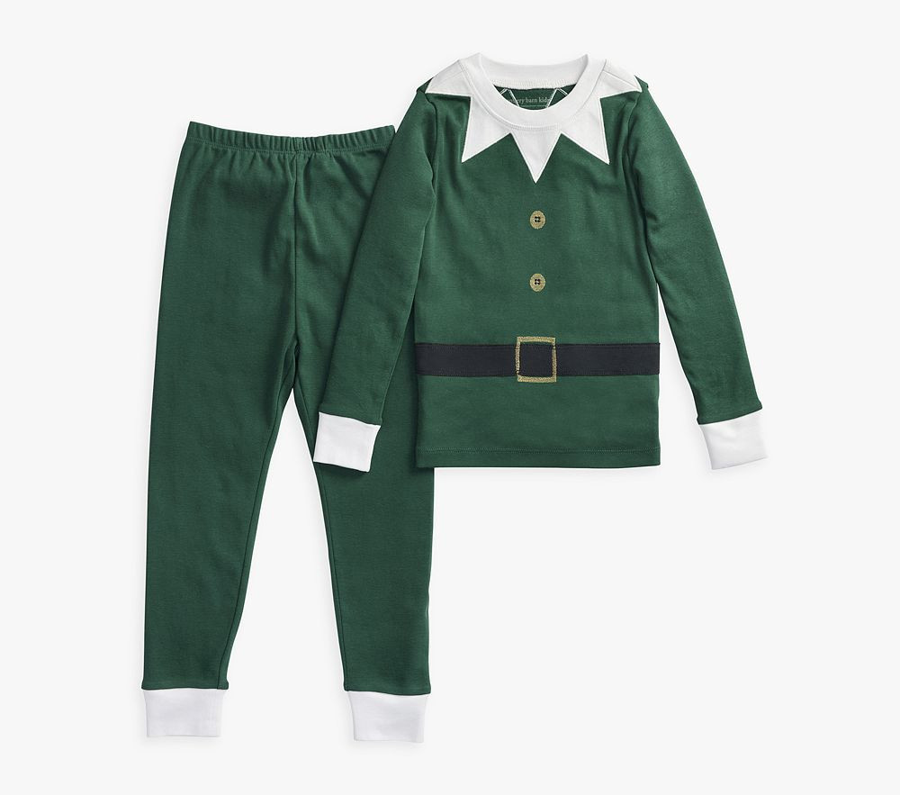 Organic Santas Helper Tight Fit Pajama ,8 | Pottery Barn Kids