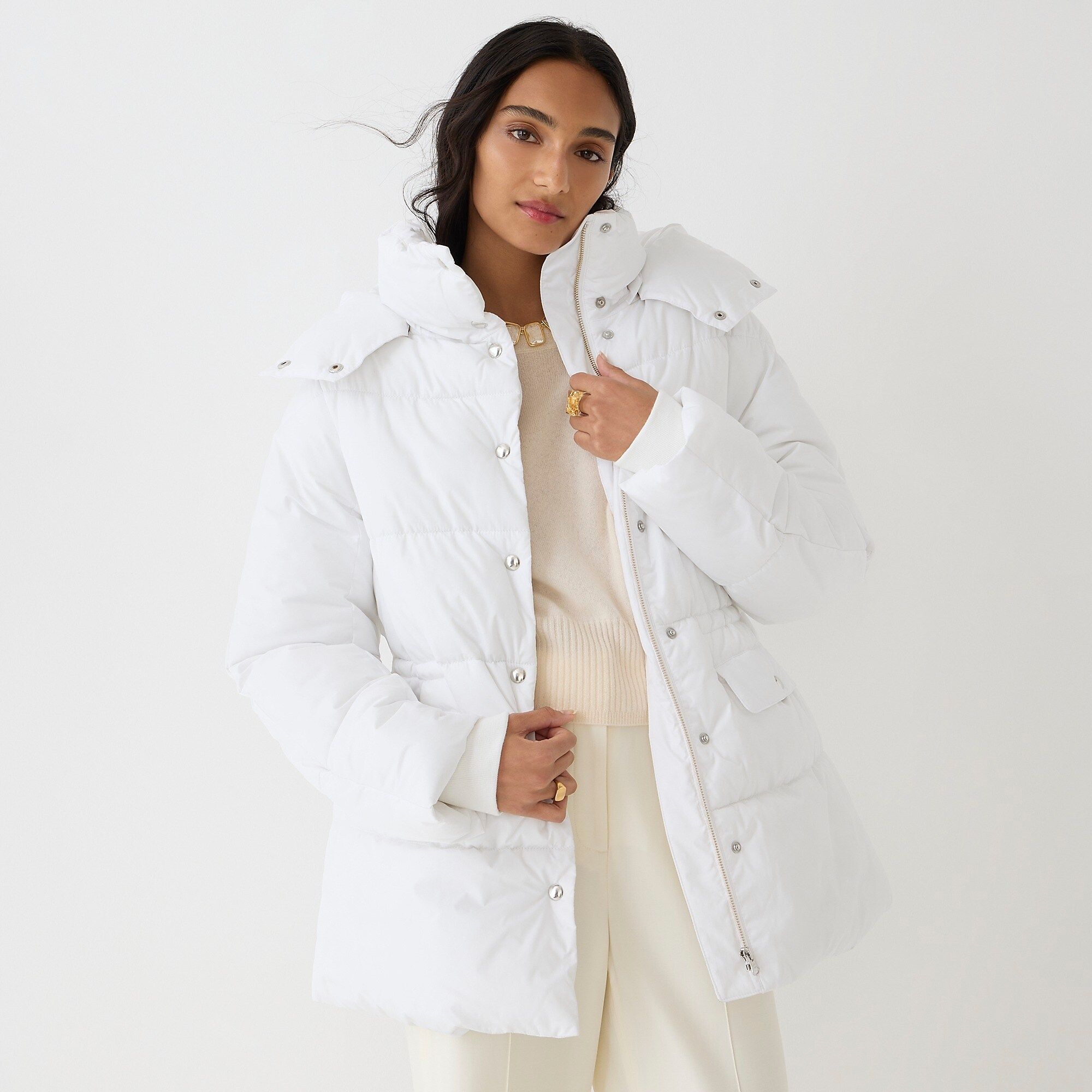 Petite new chateau puffer coat | J.Crew US