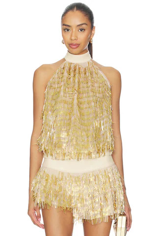 CULTNAKED Copacabana Top in Gold | | Revolve Clothing (Global)