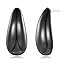 MUYAN Long Waterdrop Earrings for Women Polished Brushed Droplet Earrings,Gold & Silver | Amazon (US)
