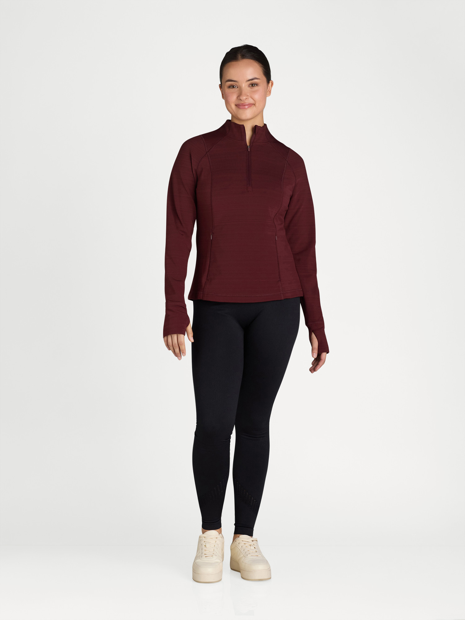 Avia Women's Quarter-Zip Performance Jacket, Sizes XS-XXXL | Walmart (US)