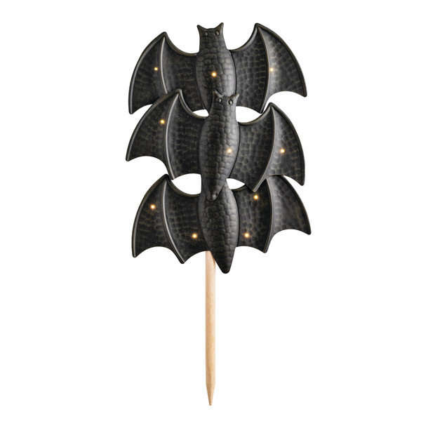 Bats Light Up Yard Stake | Mud Pie