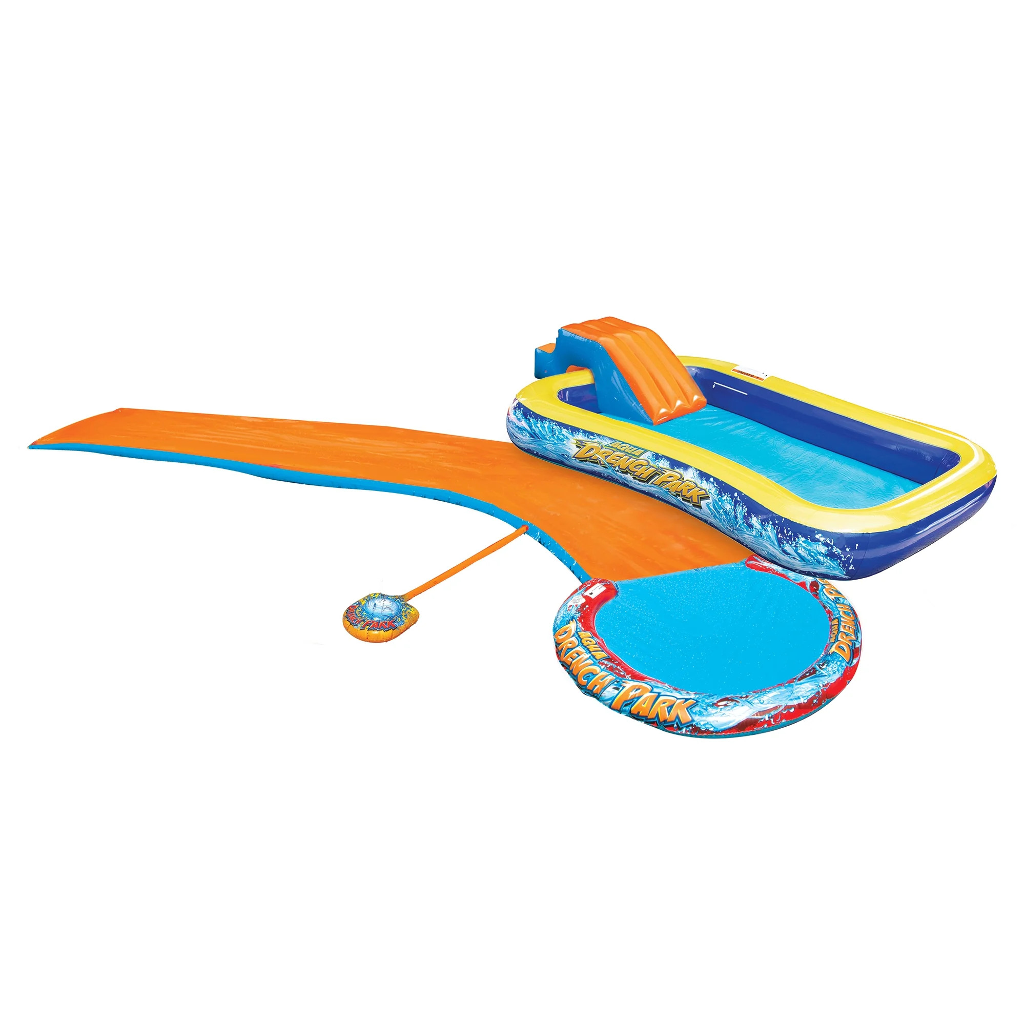 Banzai Aqua Drench 3-in-1 Splash Park w/ Pool, Sprinkler & Waterslide, Child Water Fun, Age 3-12 | Walmart (US)