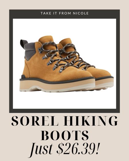 CRAZY good deals at Clear the Rack! These women's Sorel Hiking Boots are just $26.39!

#LTKsalealert #LTKfindsunder50 #LTKshoecrush