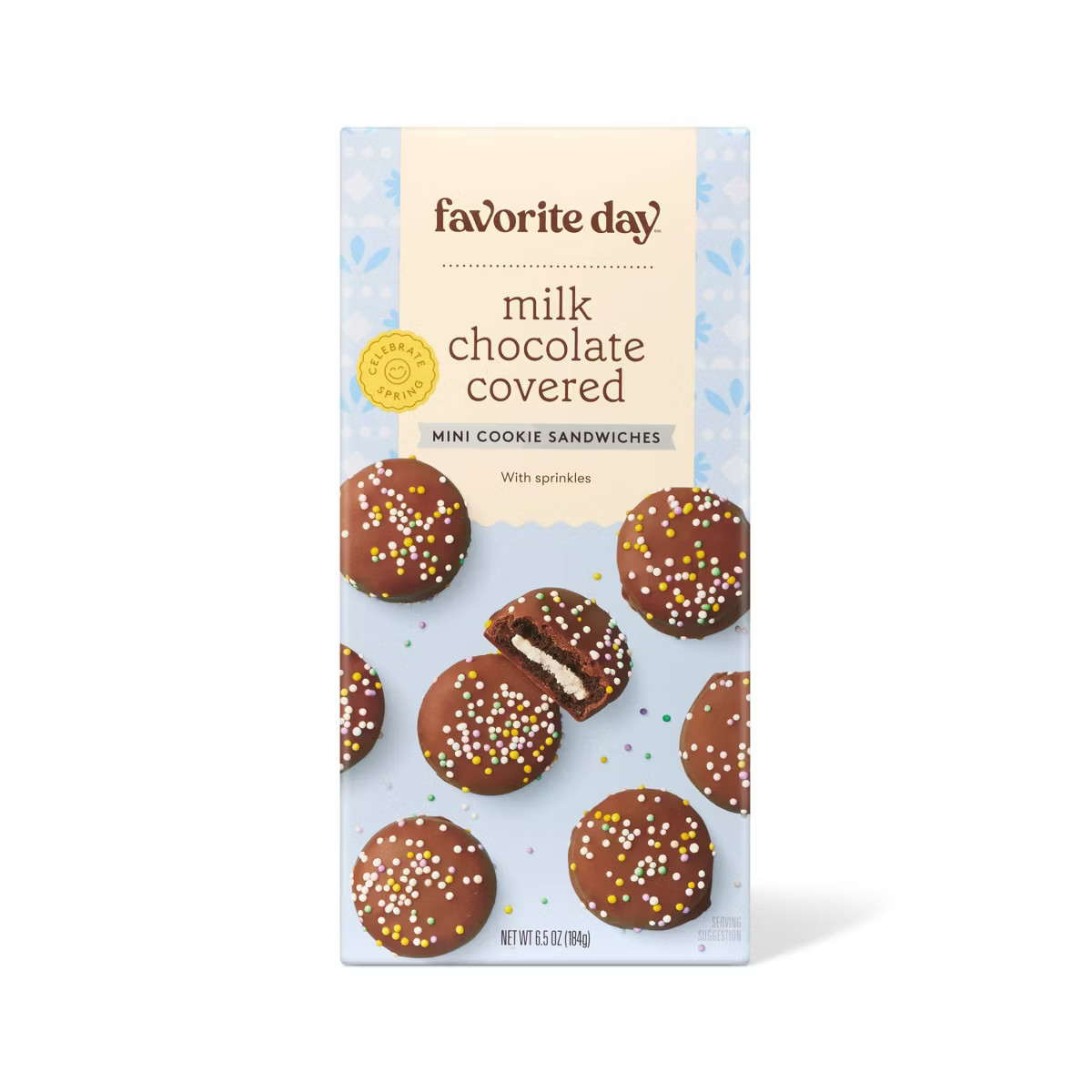 Spring Easter Milk Chocolate Mini Vanilla Creme Sandwich Cookie - 6.5oz - Favorite Day™ | Target