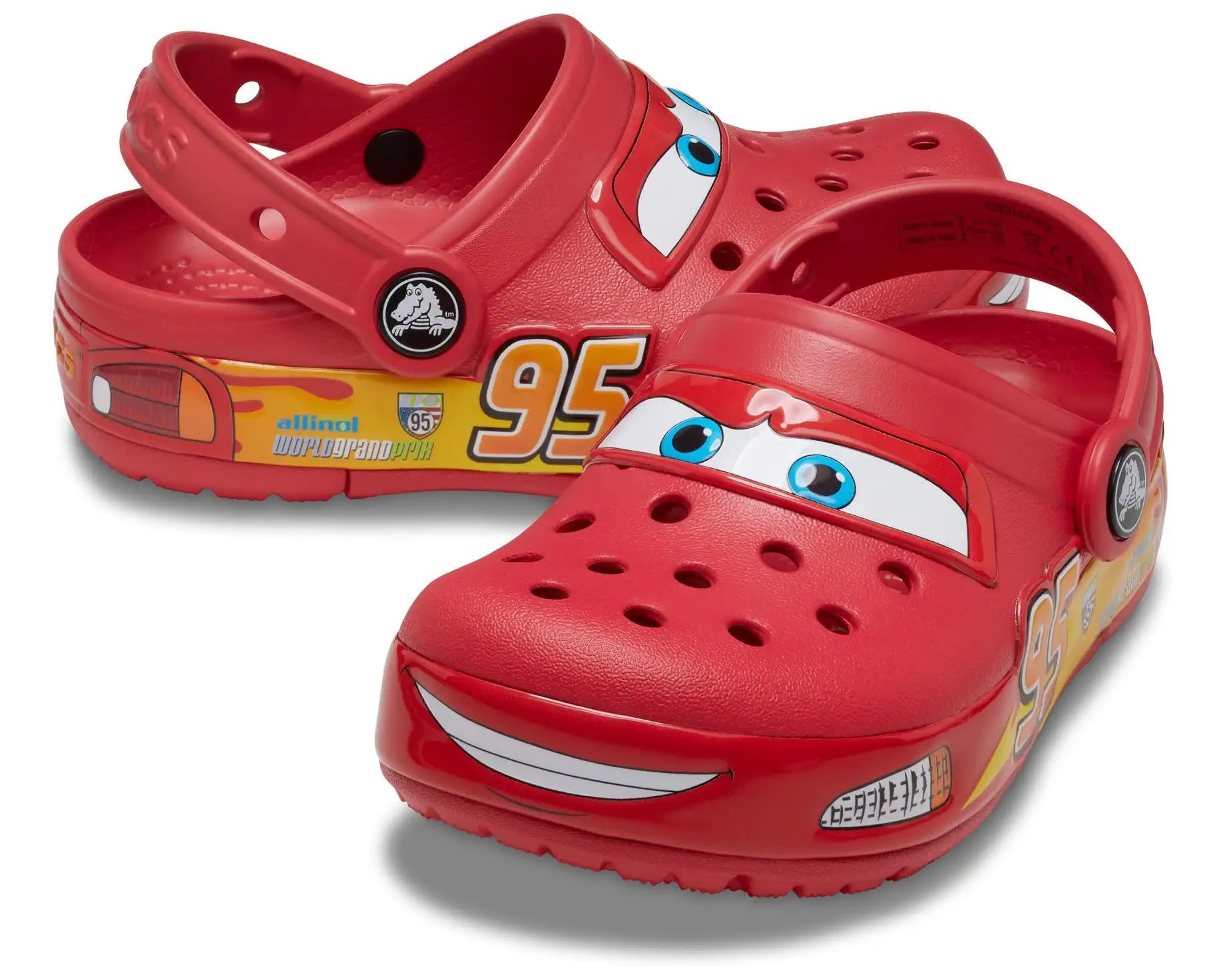 Crocs Kids Cars Lightning McQueen Clog Crocband Clog (Toddler) | Zappos