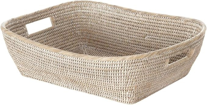 KOUBOO 1060077 La Jolla Shelf Storage Basket, White-Wash | Amazon (US)