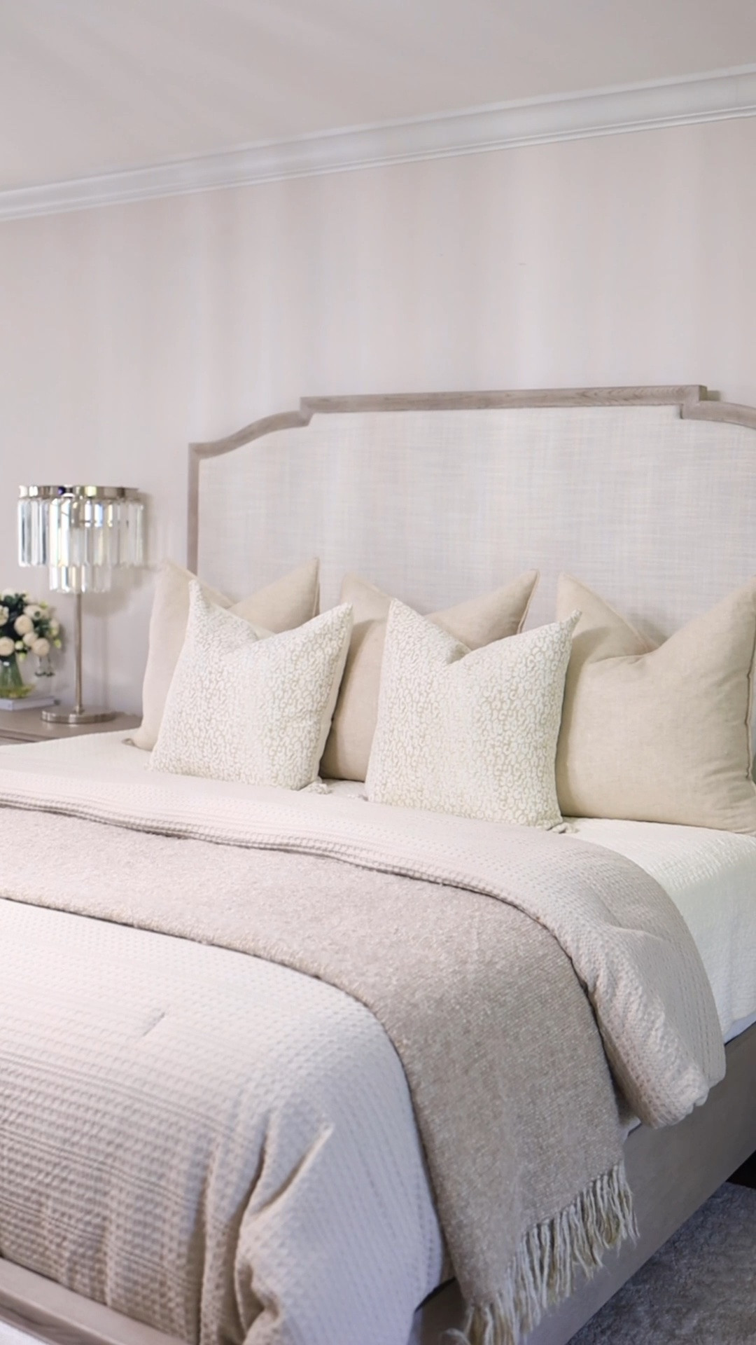A recent home update is our new bed and nightstands. I love the new look. Everything is linked!

bedroom refresh // bedroom makeover // cozy bedroom // neutral home // bedroom decor // new bed // nightstands // primary bedroom // home inspiration // classic home decor // bedroom styling