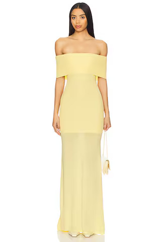 Lovers and Friends Christi Maxi Dress in Butter Yellow from Revolve.com | Revolve Clothing (Global)
