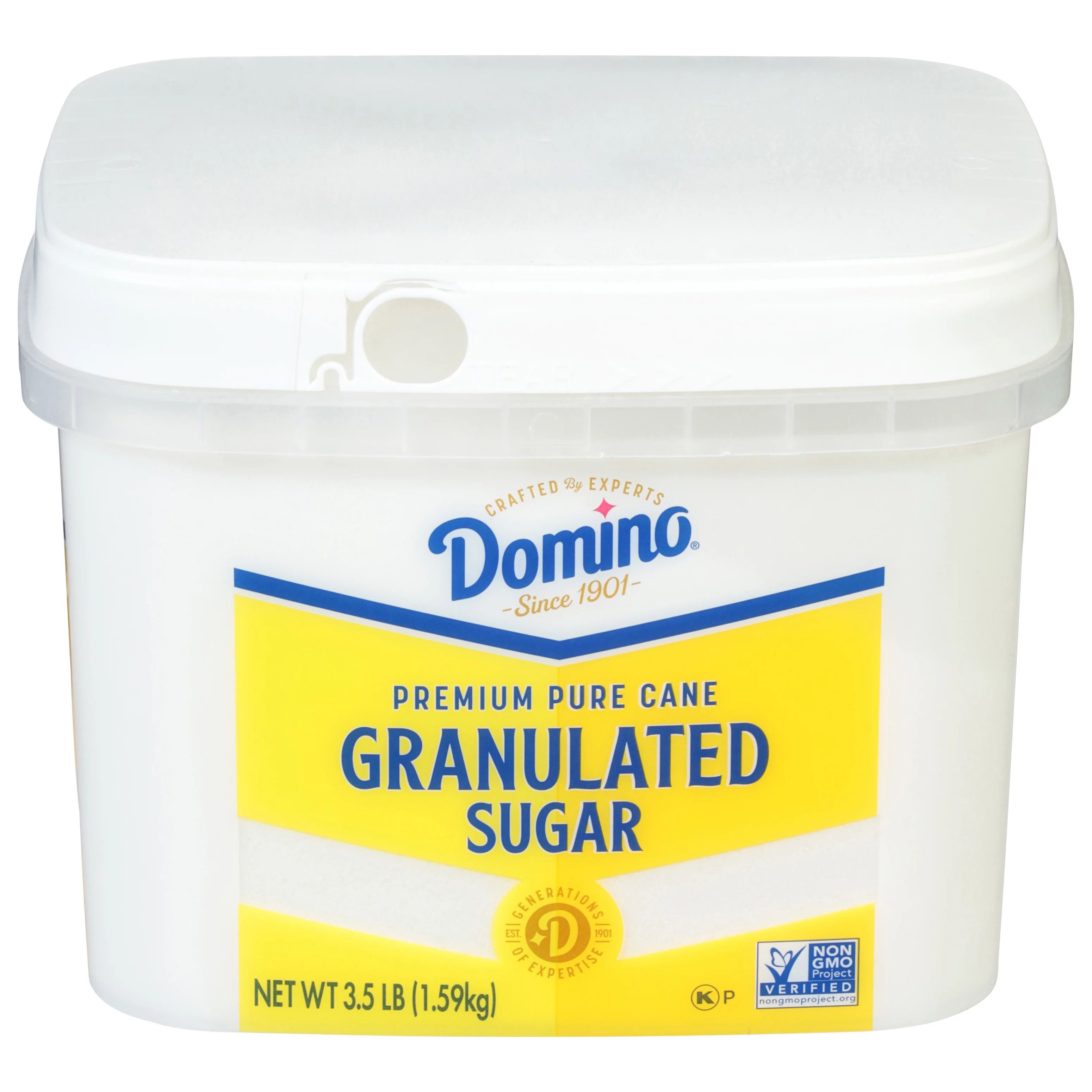 Domino Premium Pure Cane Granulated Sugar, 3.5 lb Tub | Walmart (US)