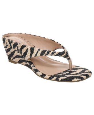Women's Carliee Thong Wedge Sandals | Macy's