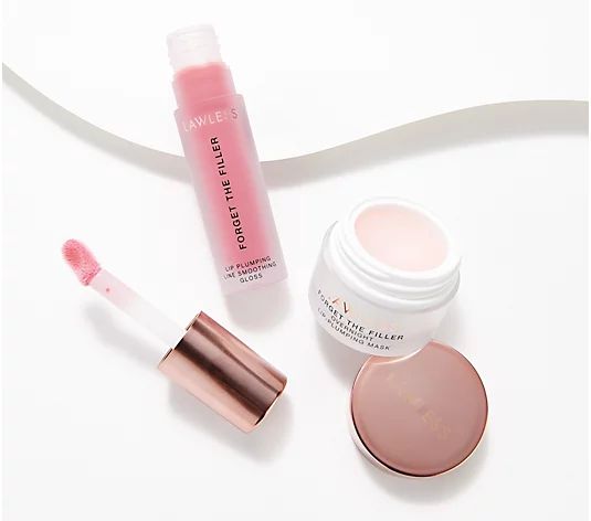 Lawless Beauty Forget The Filler AM/PM Lip Plumping Treatment Set - QVC.com | QVC