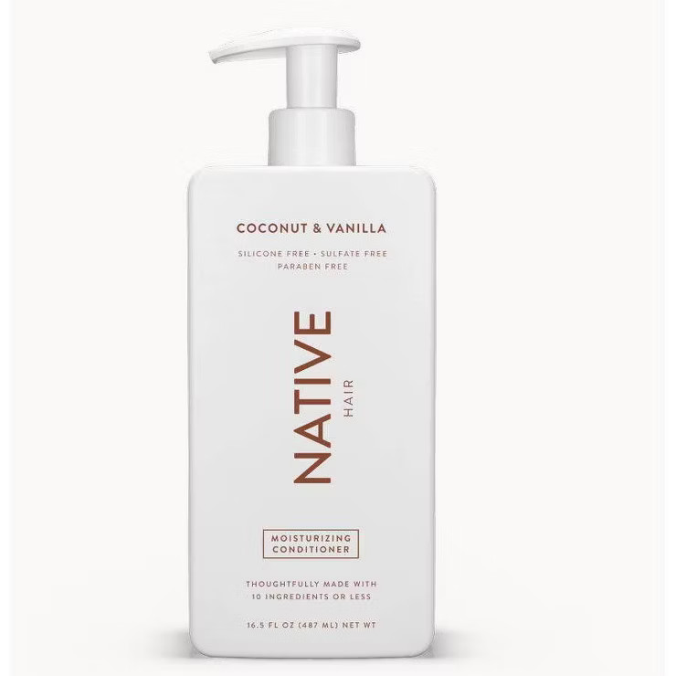 Native Coconut & Vanilla Moisturizing Vegan Conditioner, Clean, Sulfate, Paraben and Silicone Fre... | Target