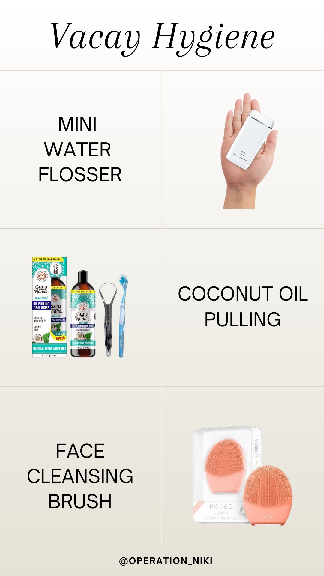 Here’s what I always have packed for vacay!✨ Follow for more @OPERATION_NIKI on IG, TikTok, & Facebook sahm, mom essentials, packing, vacation must haves, packing tips, vacation inspo, travel outfit, traveling, carry on bags, perfume container, summer vacation, hygiene products

#LTKTravel #LTKBeauty #LTKItBag