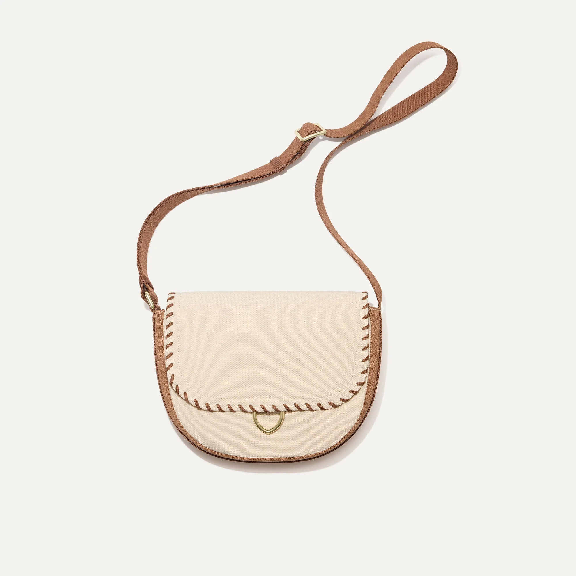 The Saddle Bag in Flat White | Women's Bags | Rothy's | Rothy's