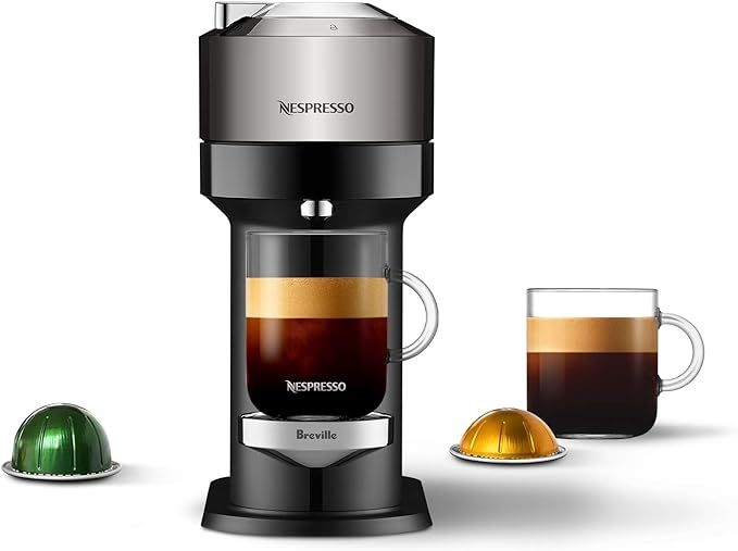 Nespresso Vertuo Next Coffee and Espresso Machine by Breville,1.1 liters, Dark Chrome | Amazon (US)