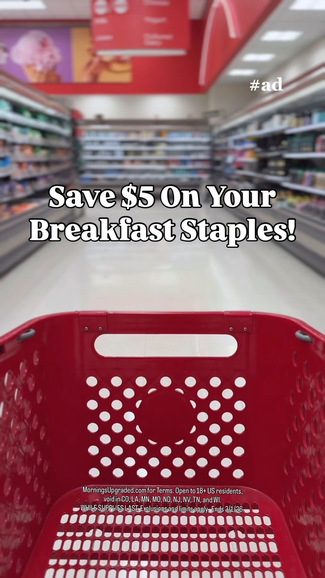 #ad | Mornings are busy, but breakfast doesn’t have to be skipped. Stock up on your favorite breakfast essentials at Target and save while you do it. 👉 Get $5* when you spend $10 or more on qualifying products!! 🎯❤️

**MorningsUpgraded.com for Terms. Open to 18+ US residents, void in CO, LA, MN, MO, ND, NJ, NV, TN, and WI. WHILE SUPPLIES LAST. Exclusions and limits apply. Ends 3/1/26. 


#morningsupgraded, #targetfinds, #targetstyle #TargetPartner @activiaus, @oikos, @silk, @stokcoldbrew, @indelight, @happyfamilyorganics, @the_official_danimals
