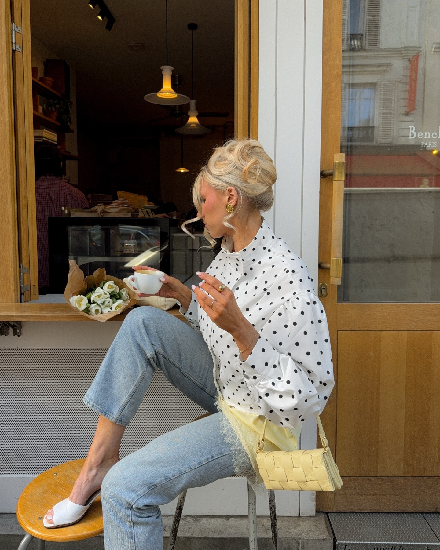 Polka dots for spring 🤍🥞🎀

I’m wearing my fav vintage Chanel block heel mules, so I’ve linked some similar styles! 

#springfashıon #springtrends #polkadottop #parisstyle #parisiennestyle